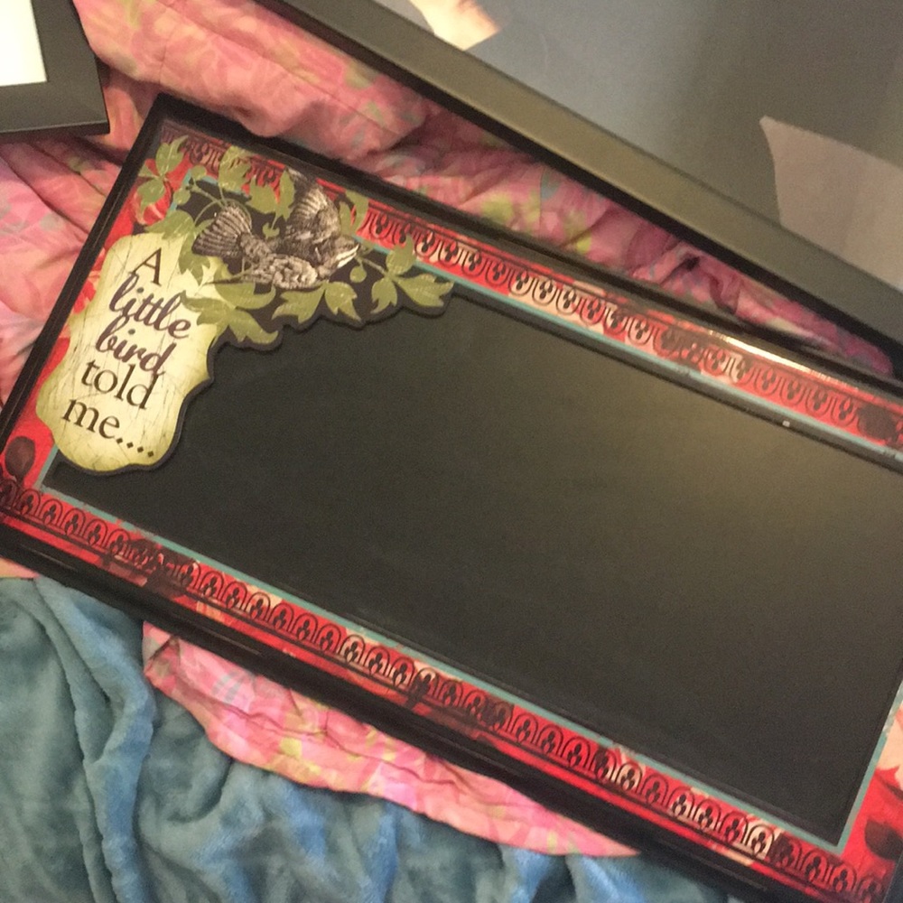 Decorative chalkboard